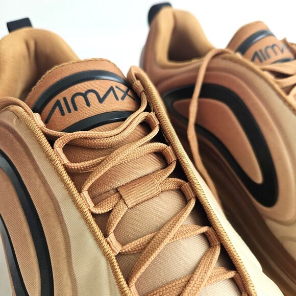 NIKE AIR MAX 720 Desert Brown Black Sneakers Mens Size 11 Ombre Low Top - Picture 3 of 12